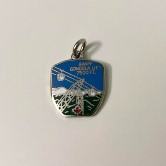 Vintage Banff Gondola Lift Charm Pendant - Picture 8 of 8